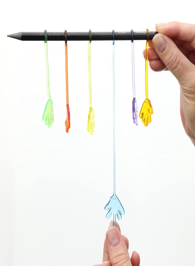 Entervending Sticky Hands for Kids - Bulk Party Favors - 100 Pcs Mini Slappy Hands - Stretchy Toys - Small 1.5 Inch Sticky Hand - Sensory Toys - Image 2